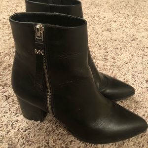 MK Leather Booties